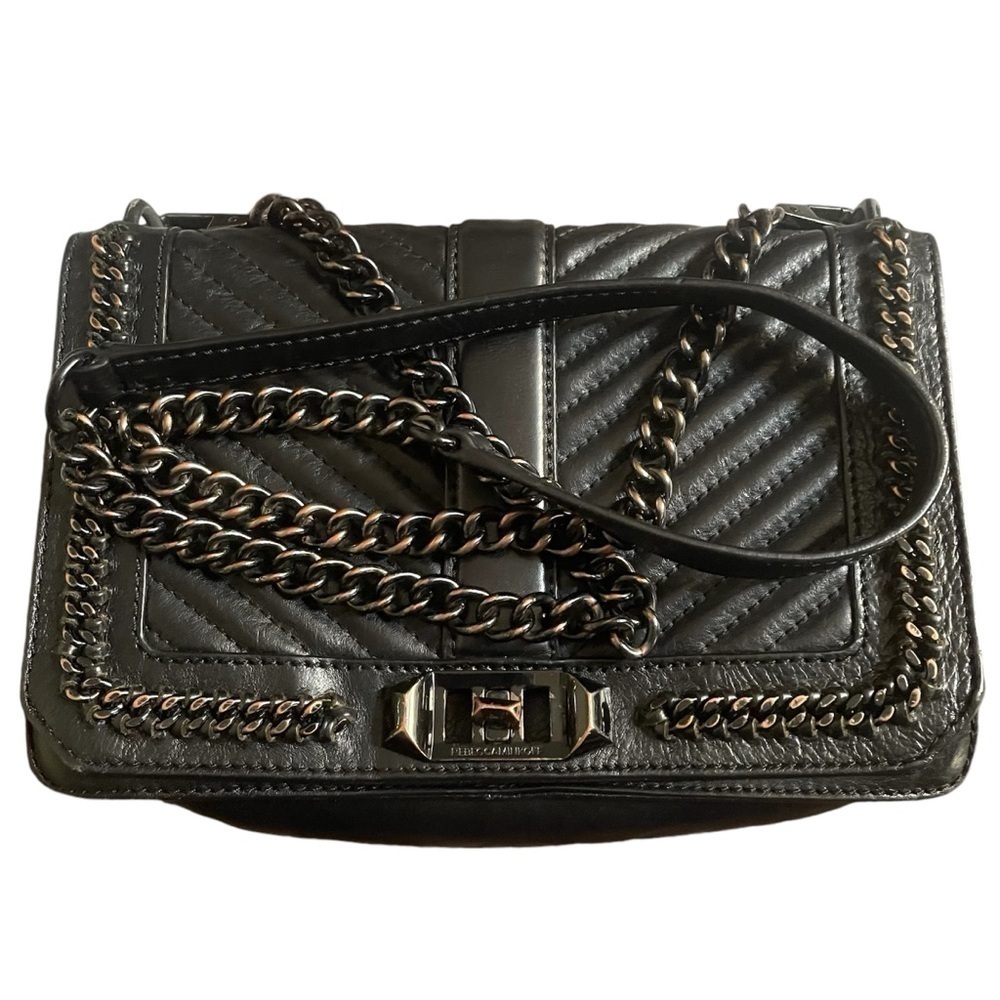Rebecca Minkoff Chevron Quilted Crossbody Bag - Picture 3 of 8